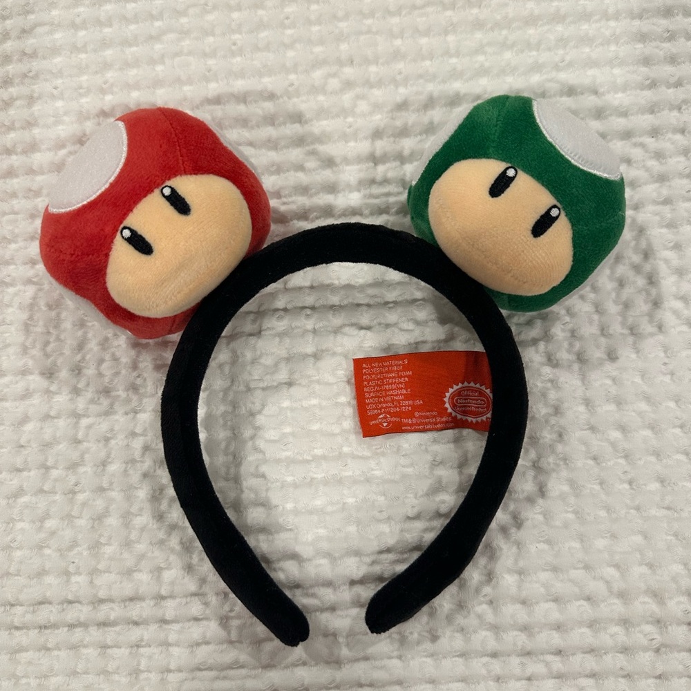 Super Mario Mushroom Headband